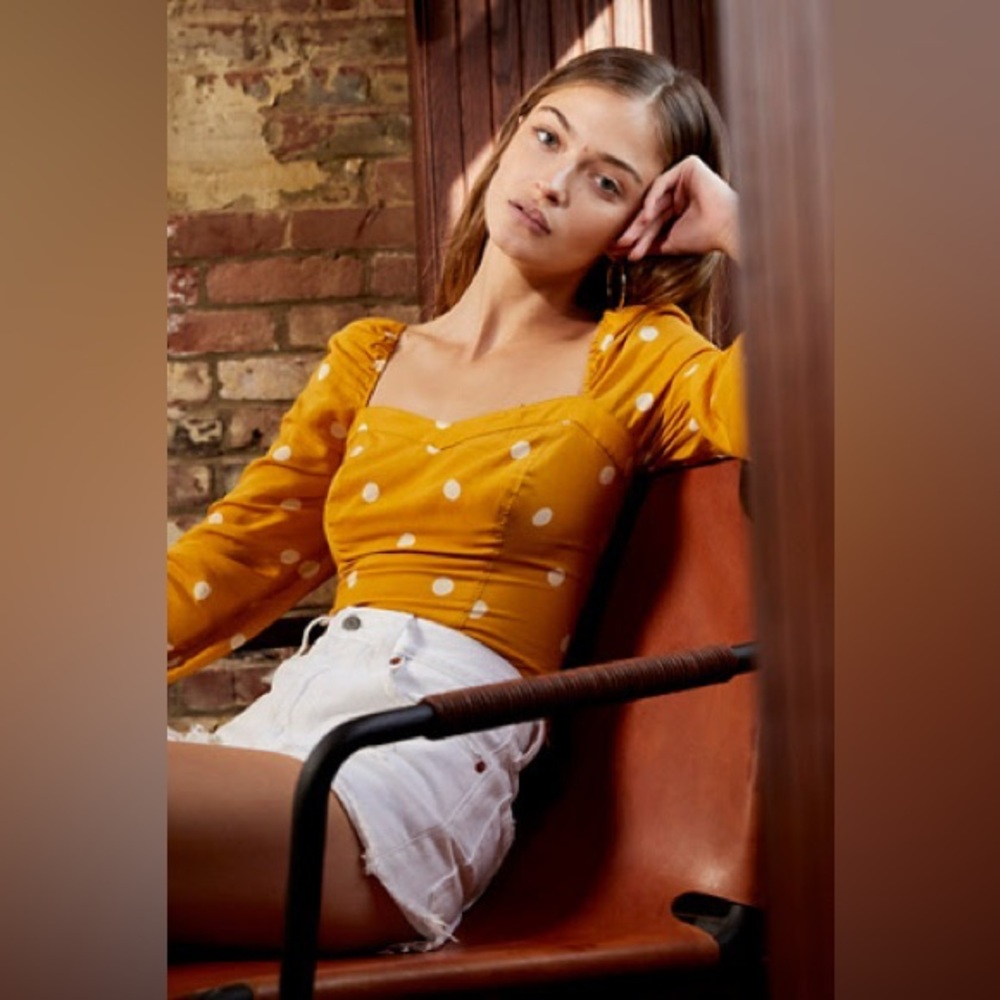 Free People Be My Lover Printed Top